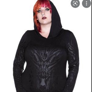 NWT Killstar Hooded Untamed Dress